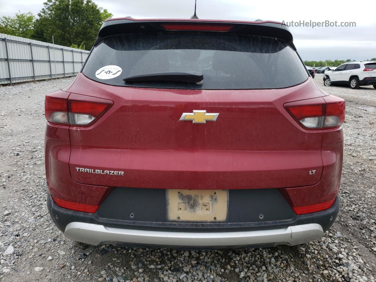 2021 Chevrolet Trailblazer Lt Maroon vin: KL79MPSL6MB010065