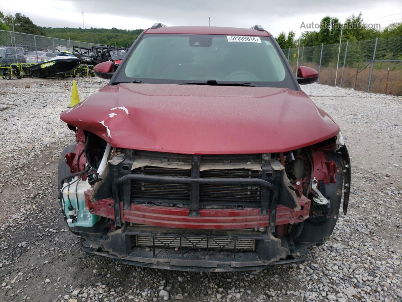 2021 Chevrolet Trailblazer Lt Maroon vin: KL79MPSL6MB010065