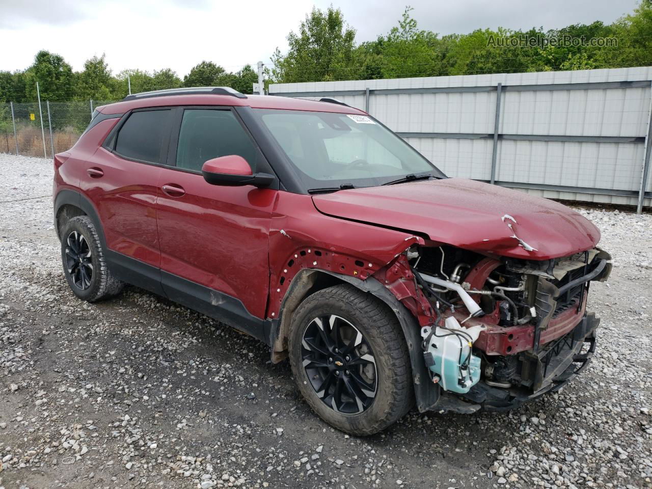 2021 Chevrolet Trailblazer Lt Maroon vin: KL79MPSL6MB010065