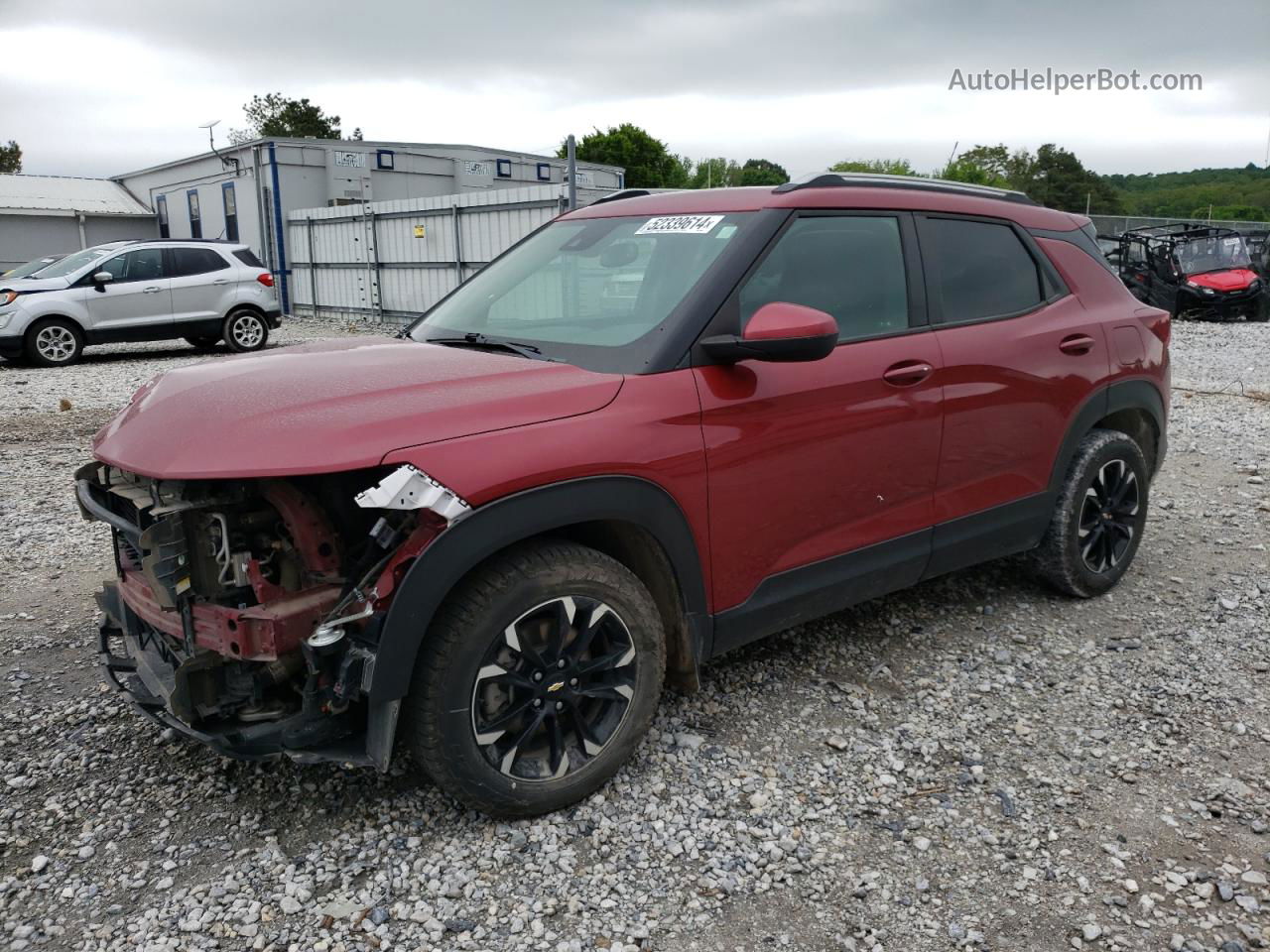 2021 Chevrolet Trailblazer Lt Темно-бордовый vin: KL79MPSL6MB010065