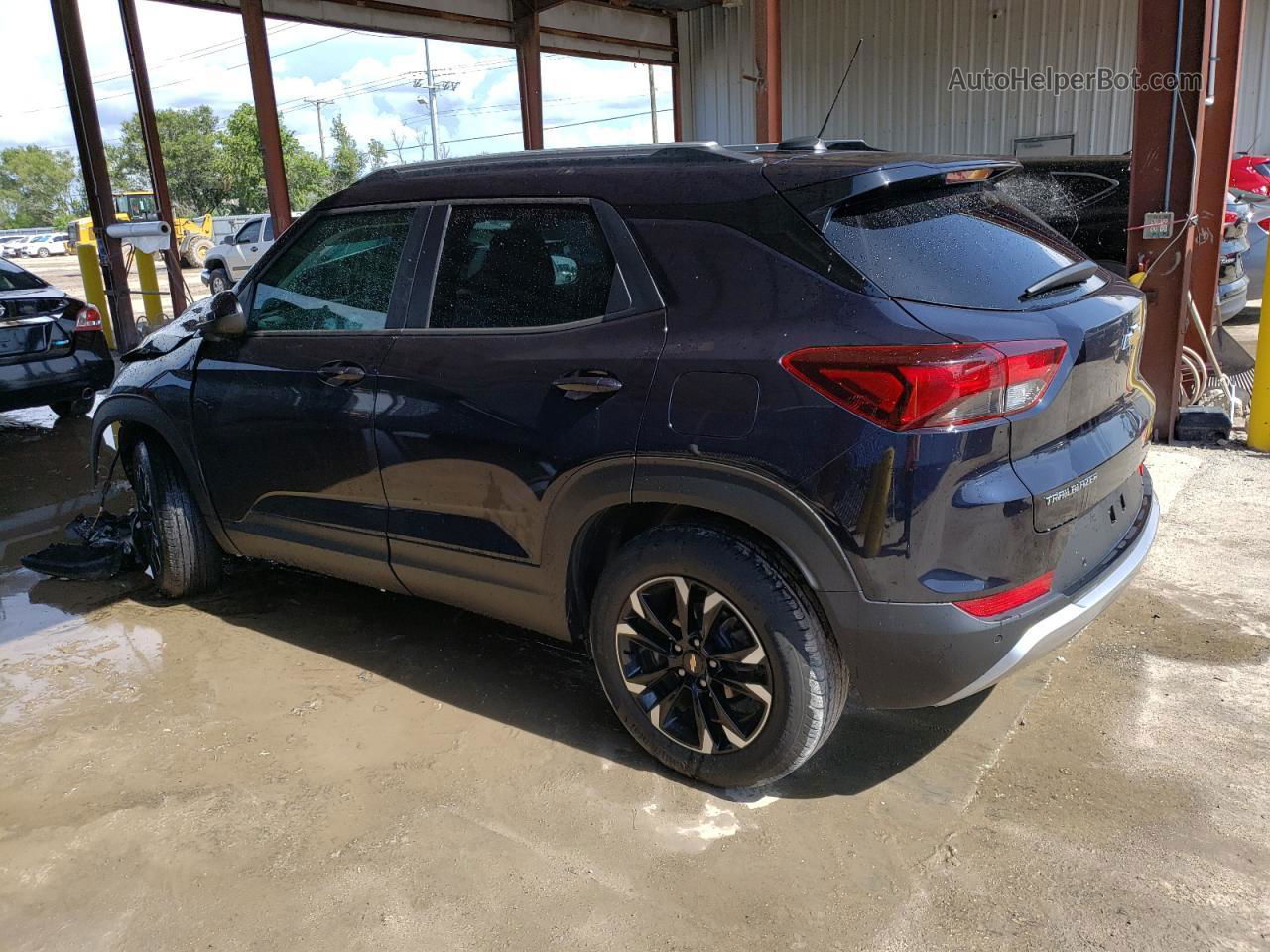 2021 Chevrolet Trailblazer Lt Синий vin: KL79MPSL6MB037539