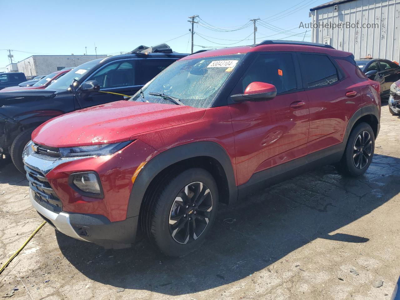 2021 Chevrolet Trailblazer Lt Красный vin: KL79MPSL6MB118086