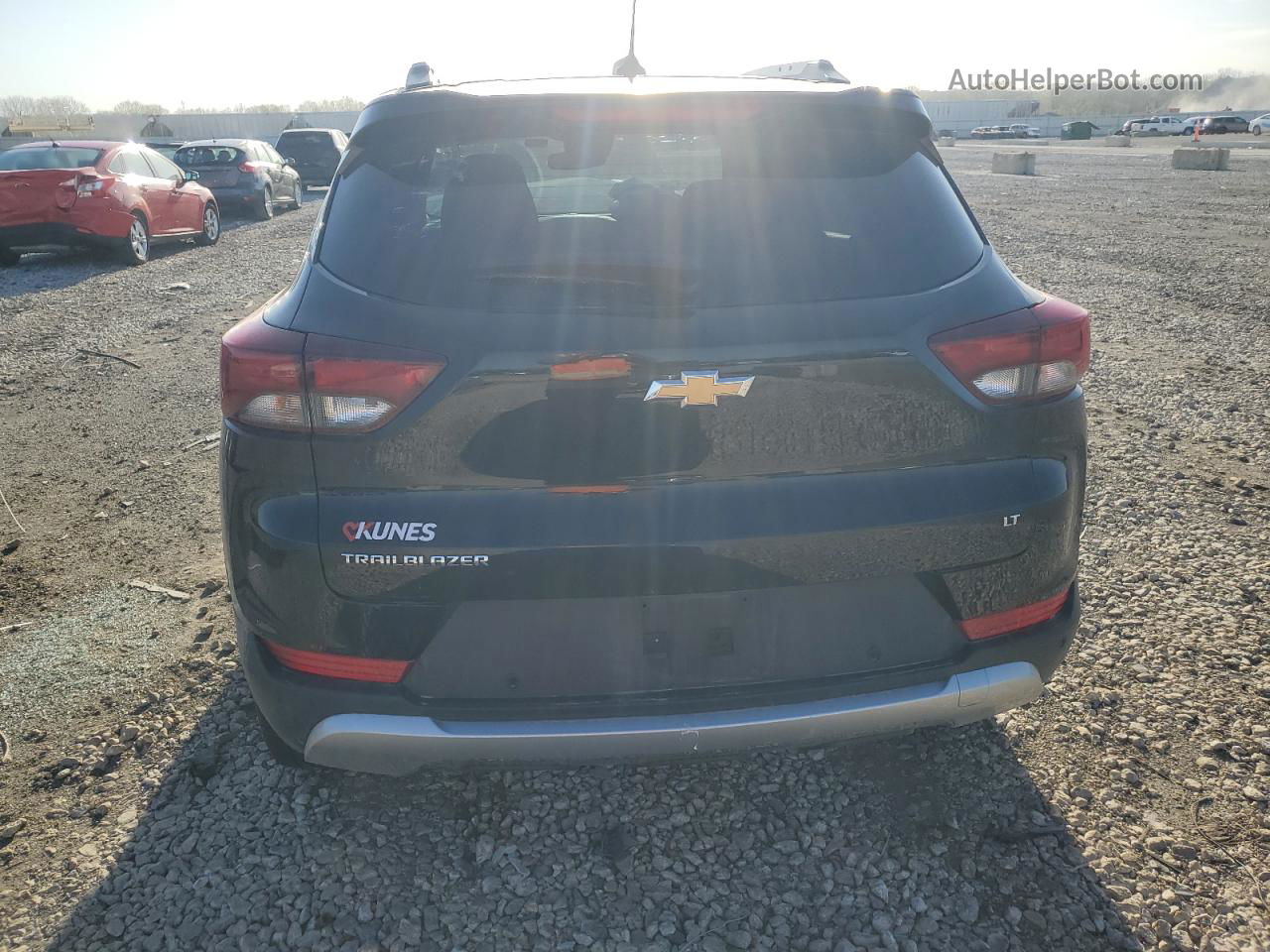 2021 Chevrolet Trailblazer Lt Черный vin: KL79MPSL6MB147877