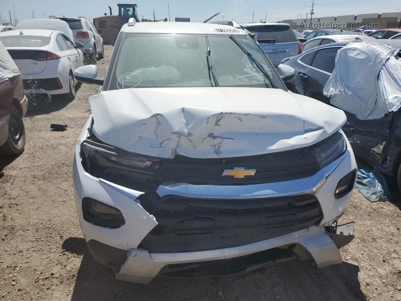 2021 Chevrolet Trailblazer Lt White vin: KL79MPSL7MB065138