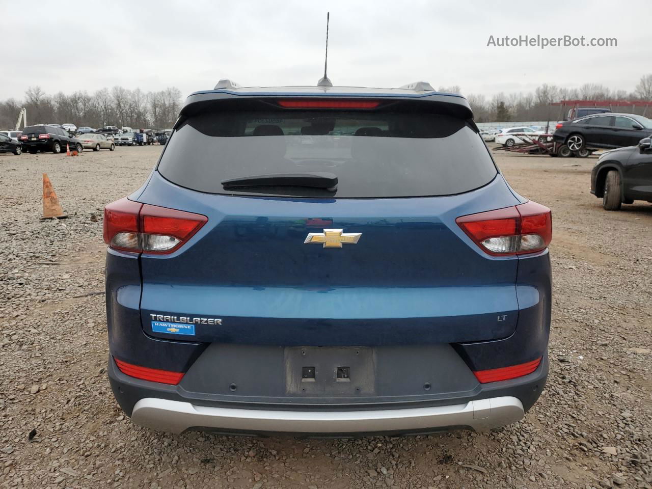 2021 Chevrolet Trailblazer Lt Blue vin: KL79MPSL7MB109980