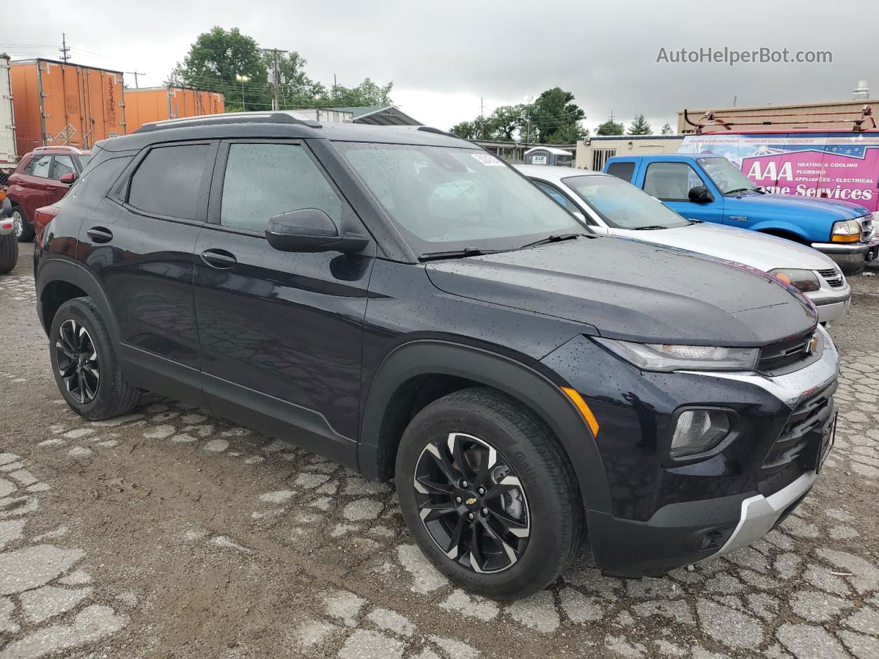 2021 Chevrolet Trailblazer Lt Синий vin: KL79MPSL8MB022475