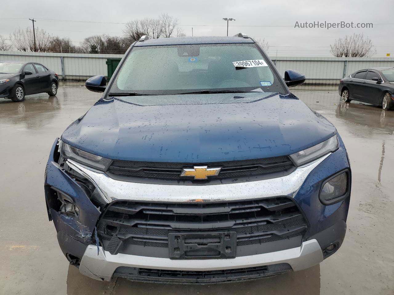 2021 Chevrolet Trailblazer Lt Blue vin: KL79MPSL8MB137321