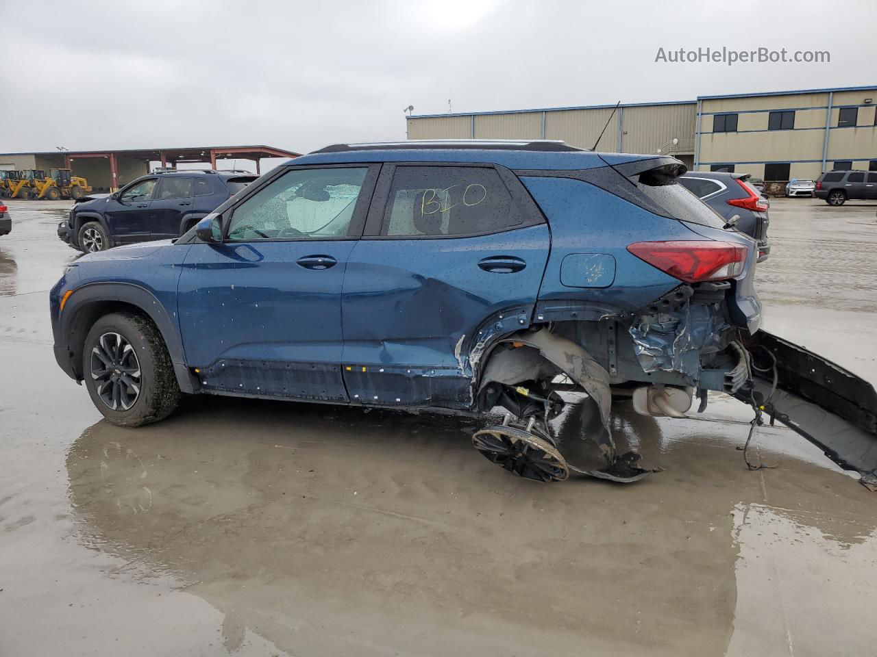 2021 Chevrolet Trailblazer Lt Blue vin: KL79MPSL8MB137321