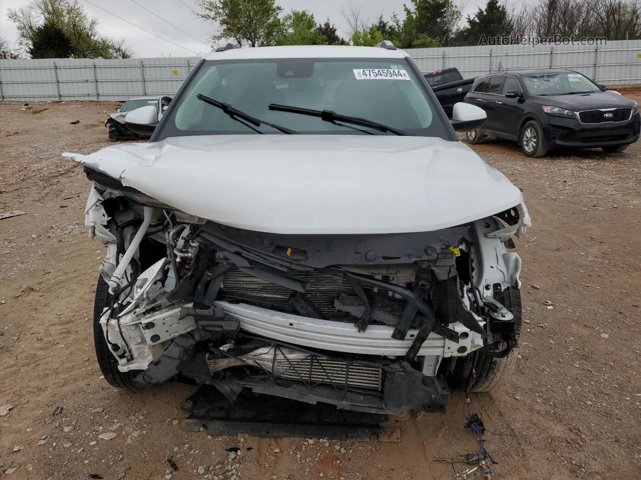 2021 Chevrolet Trailblazer Lt White vin: KL79MPSL8MB156919