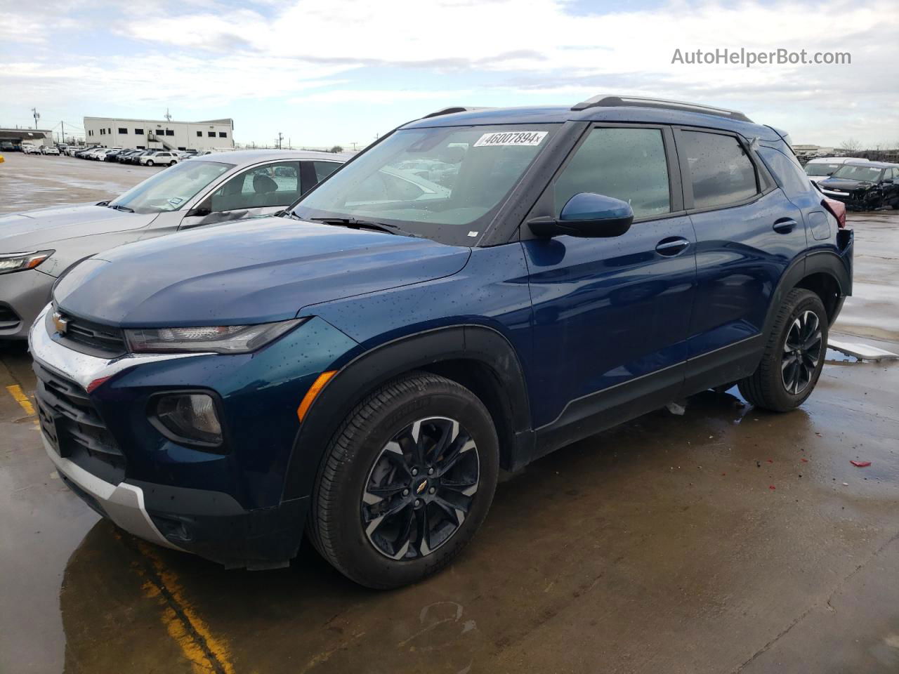 2021 Chevrolet Trailblazer Lt Синий vin: KL79MPSL9MB034277