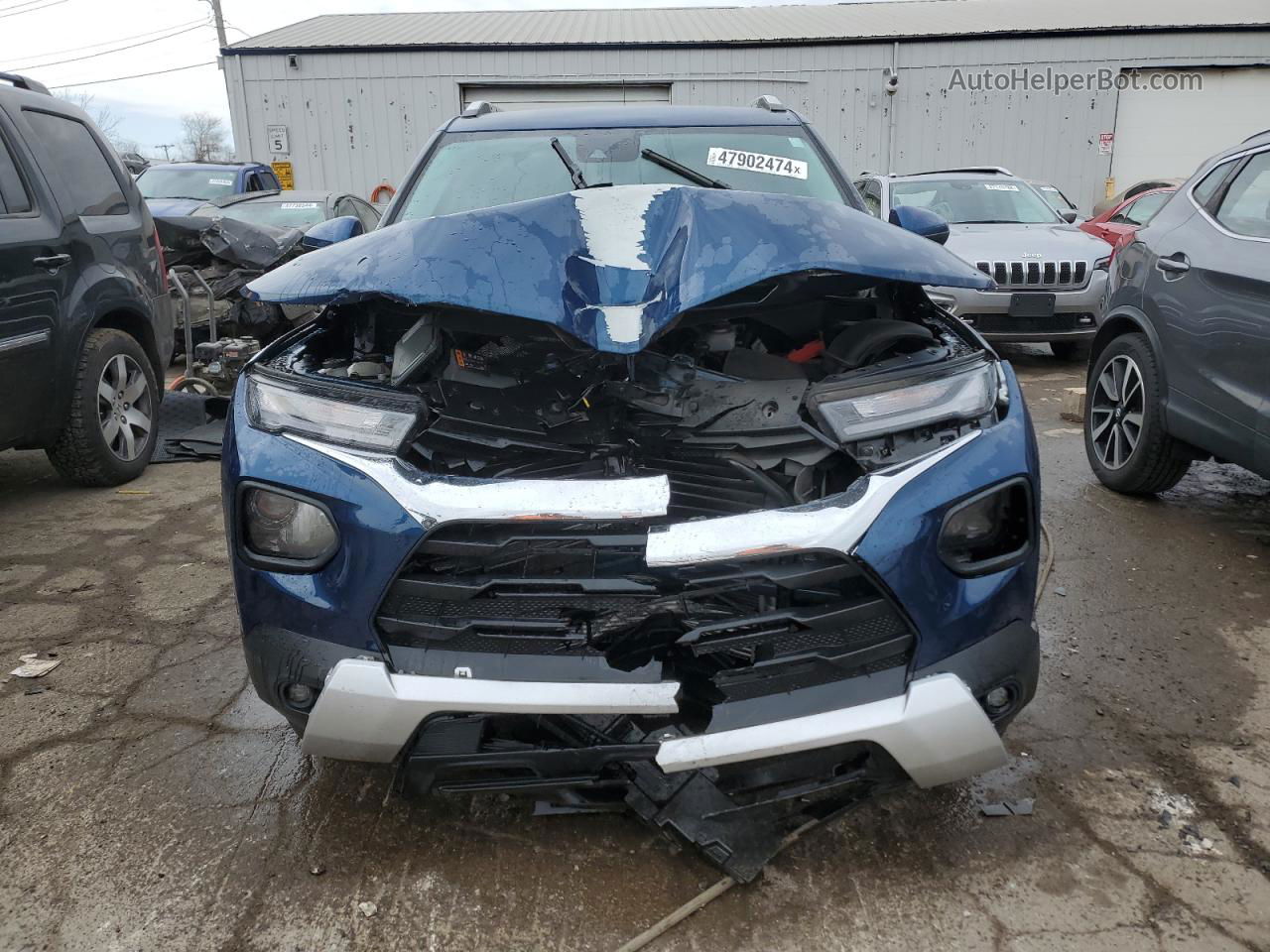 2021 Chevrolet Trailblazer Lt Синий vin: KL79MPSL9MB034618