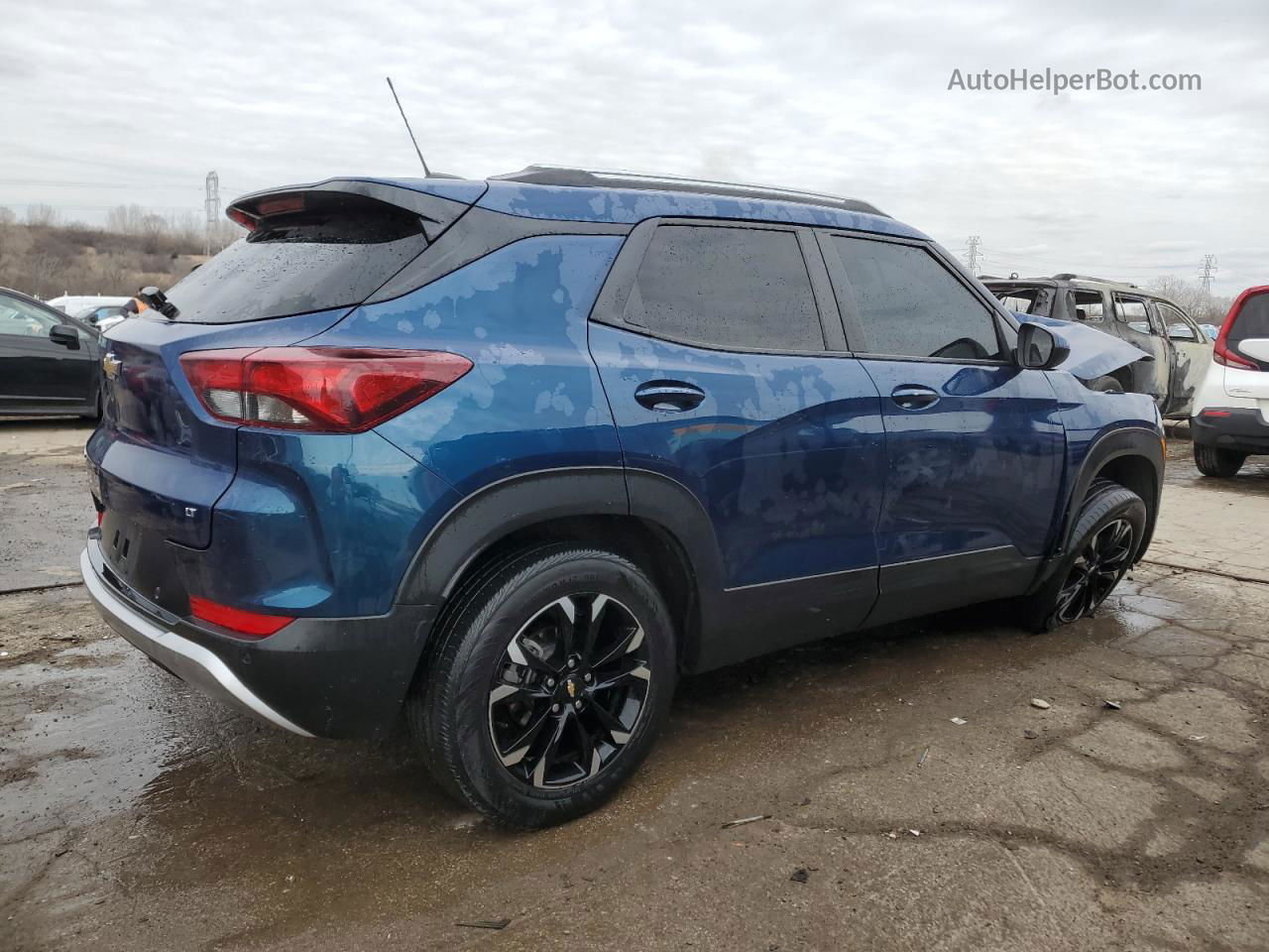 2021 Chevrolet Trailblazer Lt Blue vin: KL79MPSL9MB034618