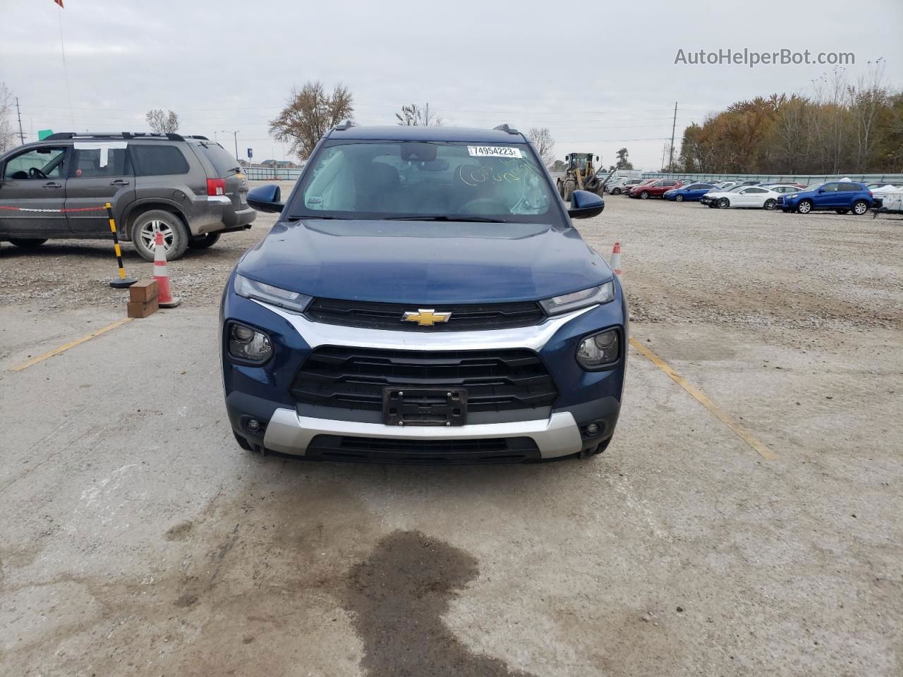 2021 Chevrolet Trailblazer Lt Blue vin: KL79MPSLXMB016211