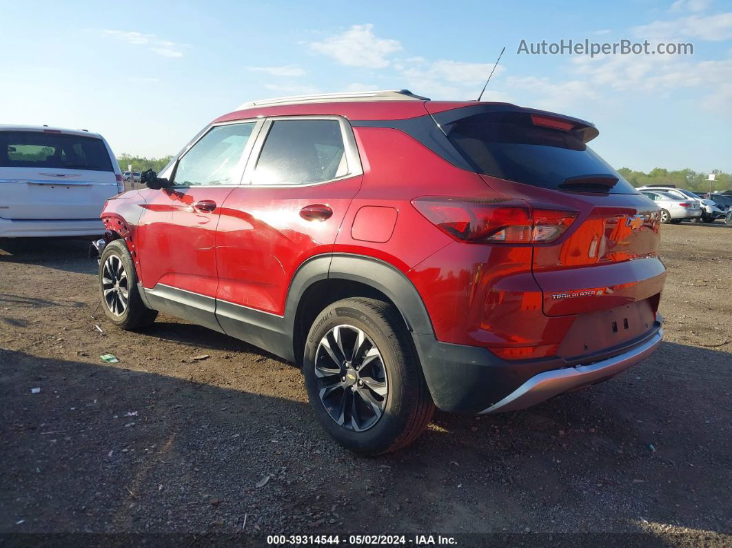 2021 Chevrolet Trailblazer Fwd Lt Maroon vin: KL79MPSLXMB055400