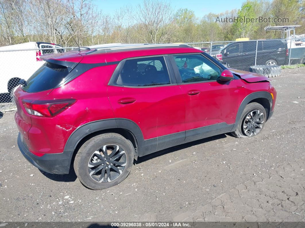 2021 Chevrolet Trailblazer Awd Lt Red vin: KL79MRSL0MB010302