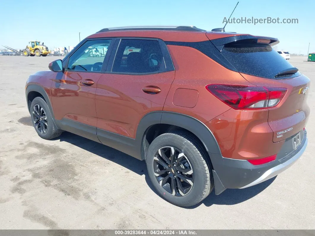 2021 Chevrolet Trailblazer Awd Lt Orange vin: KL79MRSL0MB137731