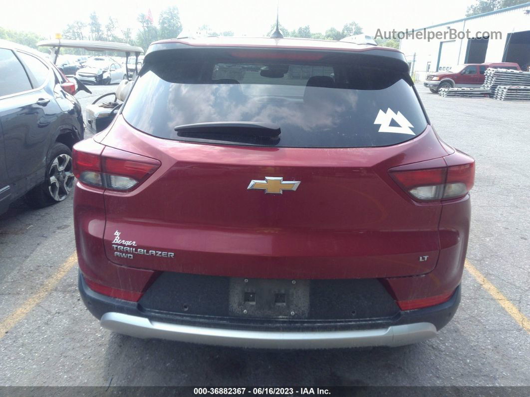 2021 Chevrolet Trailblazer Lt Red vin: KL79MRSL1MB014391