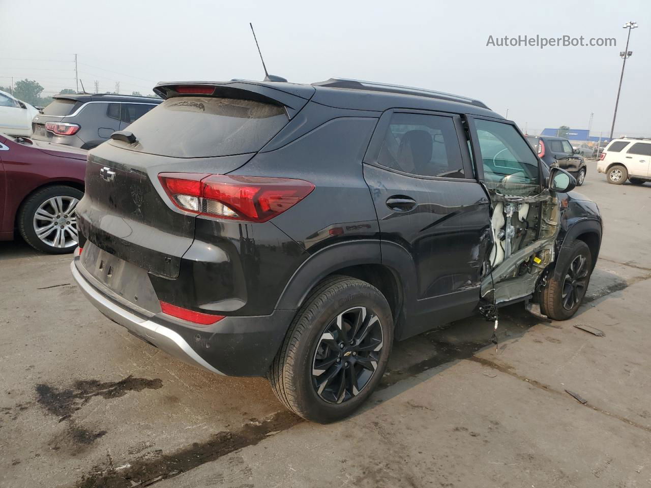 2021 Chevrolet Trailblazer Lt Black vin: KL79MRSL1MB131047