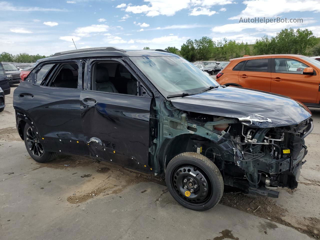 2021 Chevrolet Trailblazer Lt Black vin: KL79MRSL1MB133607