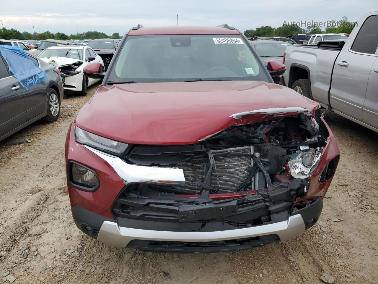 2021 Chevrolet Trailblazer Lt Красный vin: KL79MRSL2MB060862