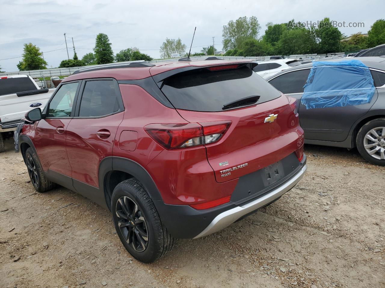 2021 Chevrolet Trailblazer Lt Red vin: KL79MRSL2MB060862