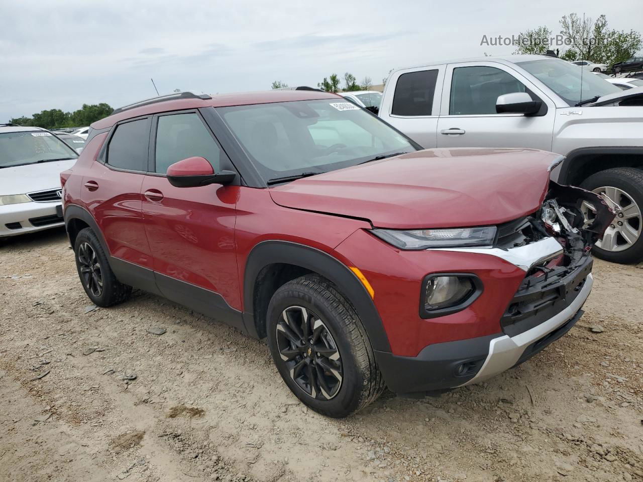 2021 Chevrolet Trailblazer Lt Красный vin: KL79MRSL2MB060862