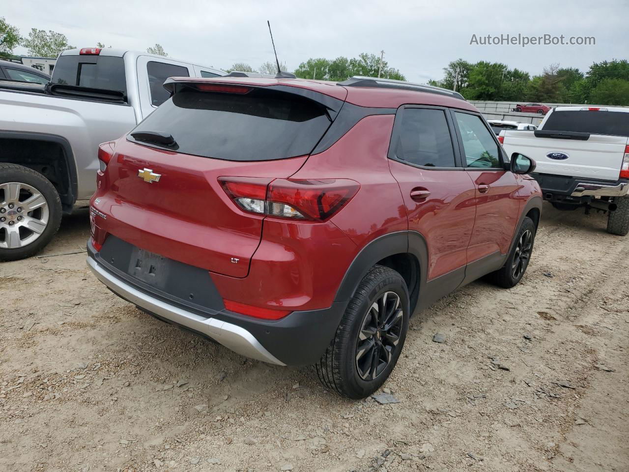 2021 Chevrolet Trailblazer Lt Red vin: KL79MRSL2MB060862