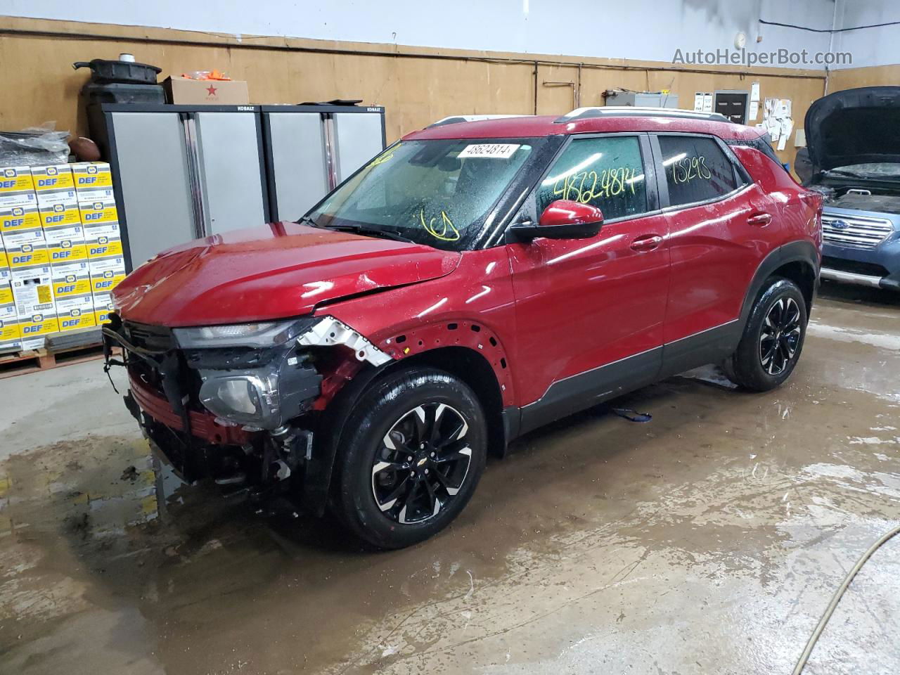 2021 Chevrolet Trailblazer Lt Red vin: KL79MRSL2MB138881