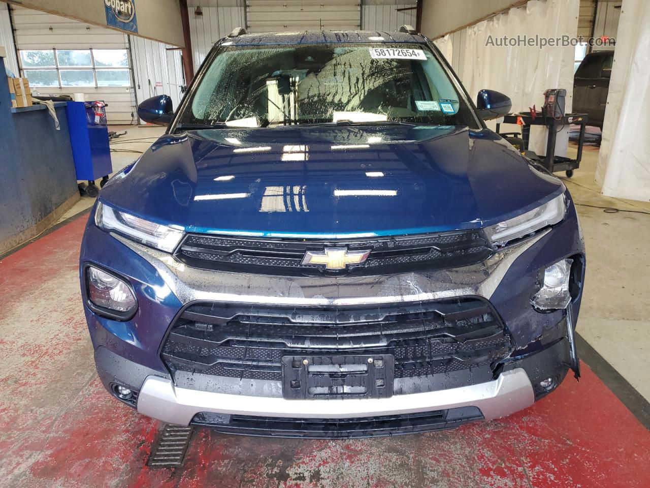 2021 Chevrolet Trailblazer Lt Синий vin: KL79MRSL3MB098195