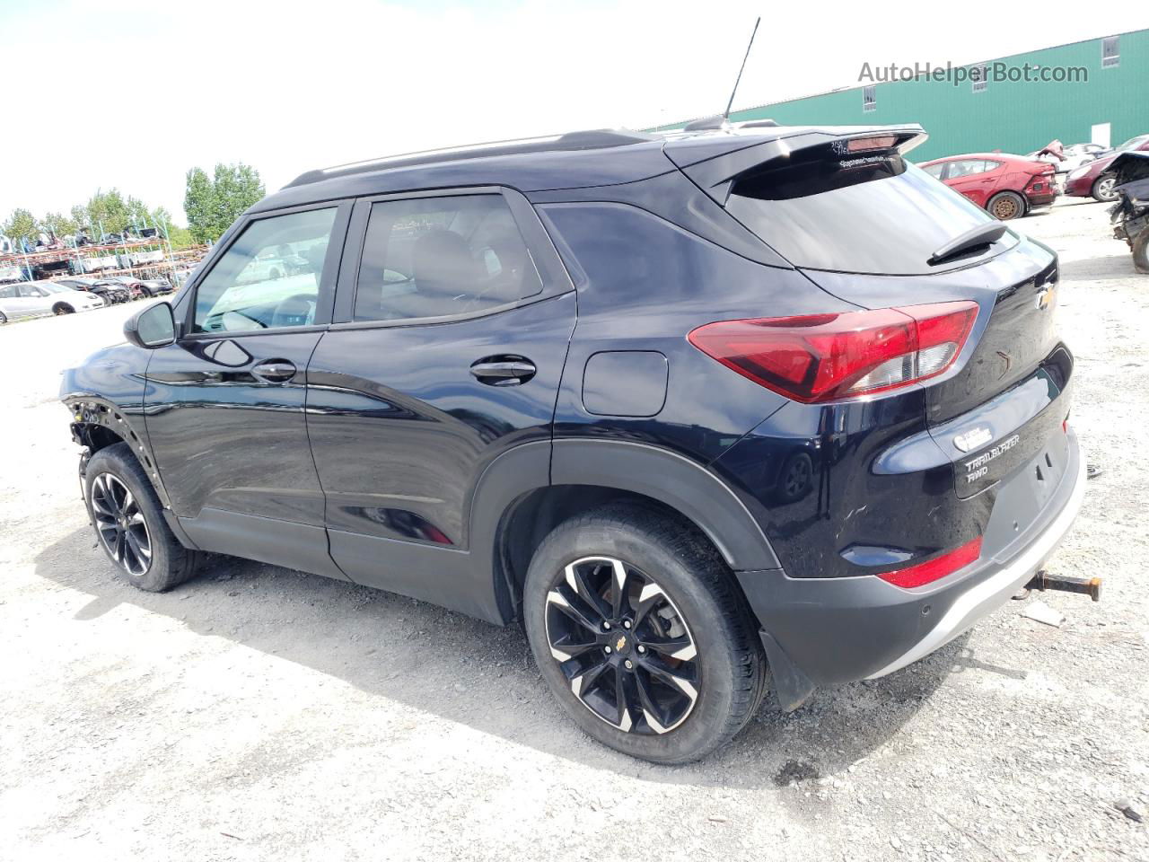 2021 Chevrolet Trailblazer Lt Черный vin: KL79MRSL3MB114427