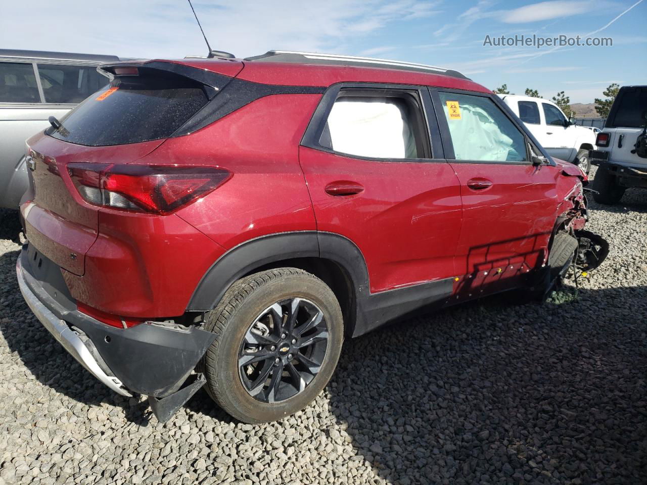 2021 Chevrolet Trailblazer Lt Red vin: KL79MRSL4MB144018