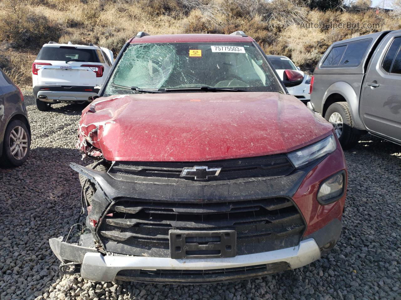 2021 Chevrolet Trailblazer Lt Red vin: KL79MRSL4MB144018