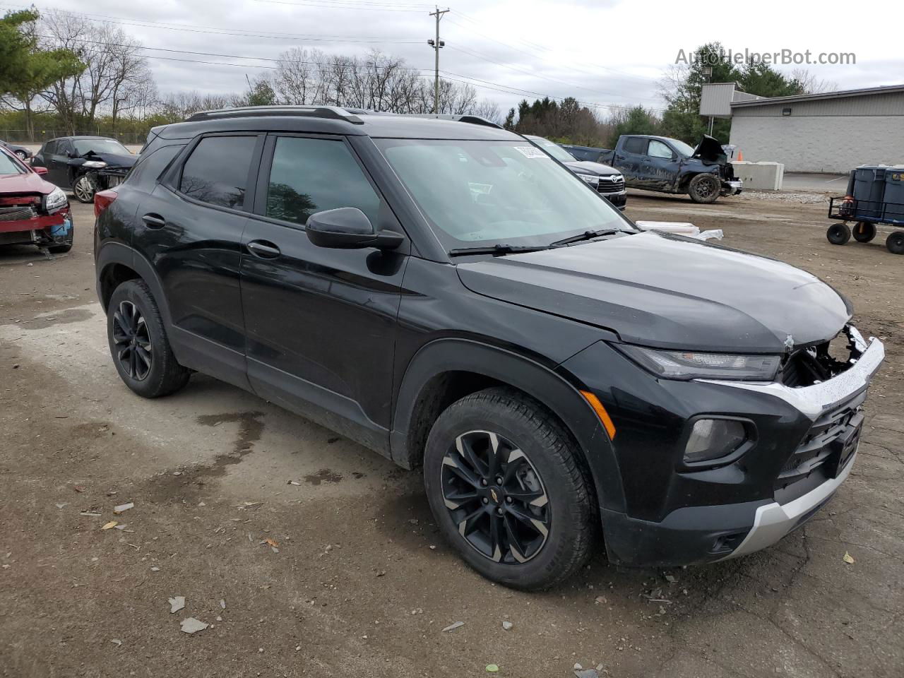 2021 Chevrolet Trailblazer Lt Black vin: KL79MRSL4MB162289