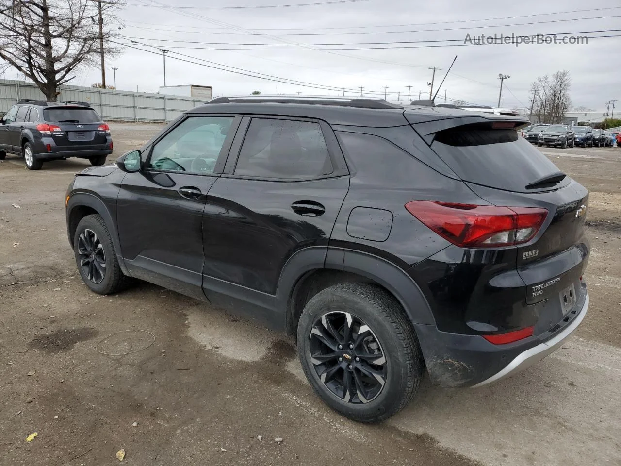 2021 Chevrolet Trailblazer Lt Black vin: KL79MRSL4MB162289