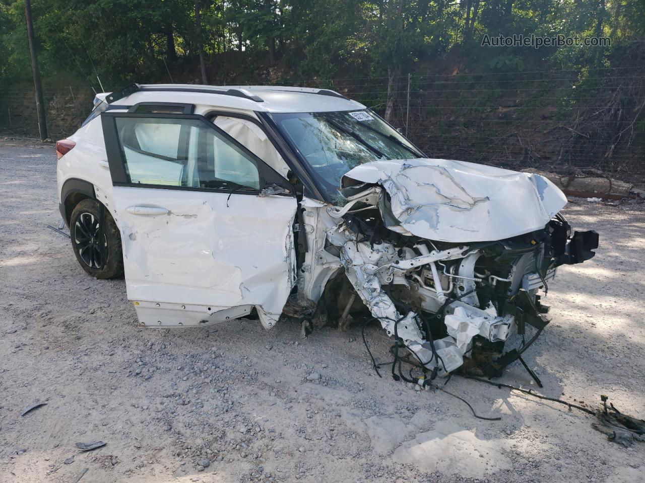 2021 Chevrolet Trailblazer Lt White vin: KL79MRSL4MB163961