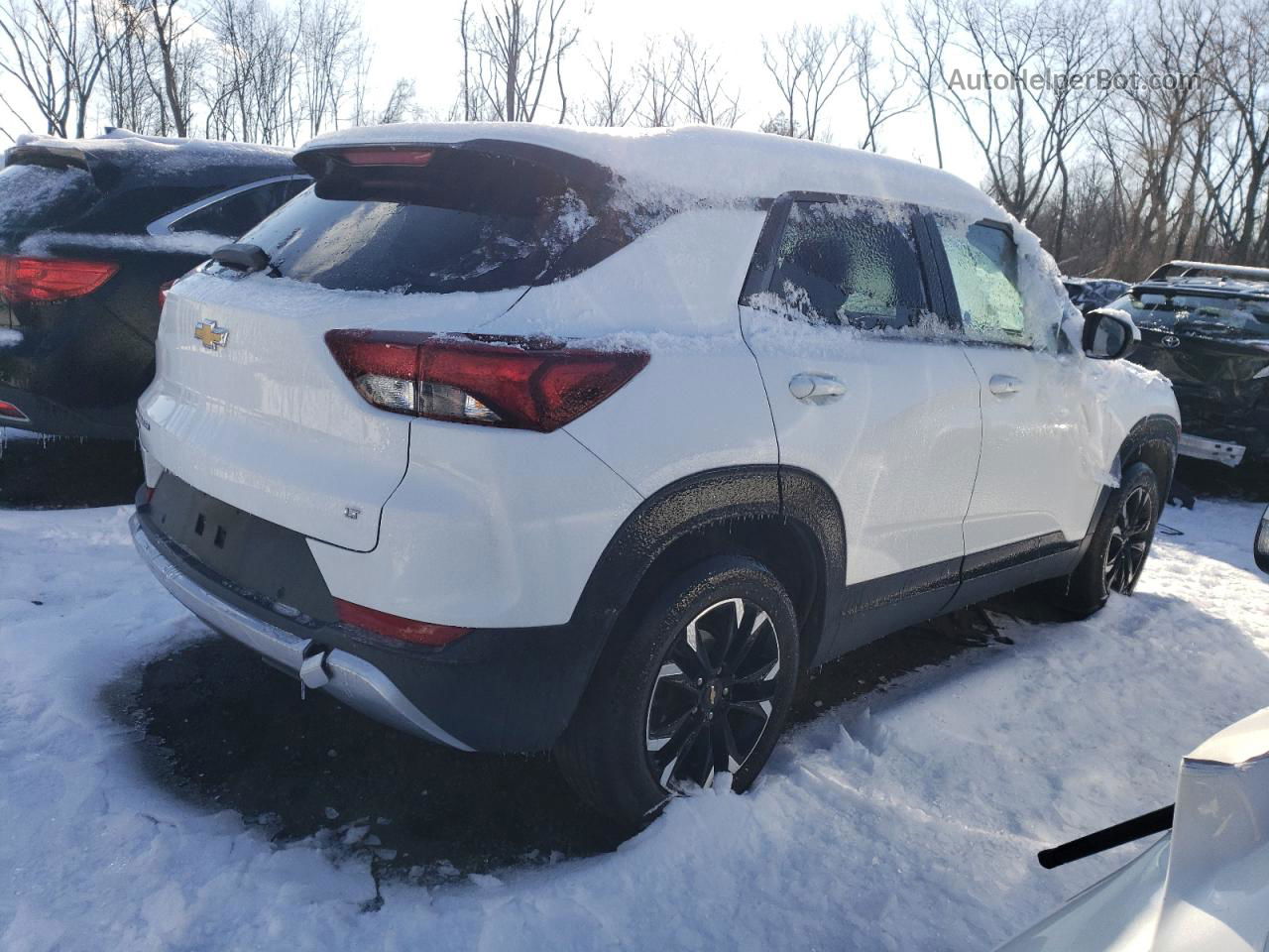 2021 Chevrolet Trailblazer Lt White vin: KL79MRSL5MB006049