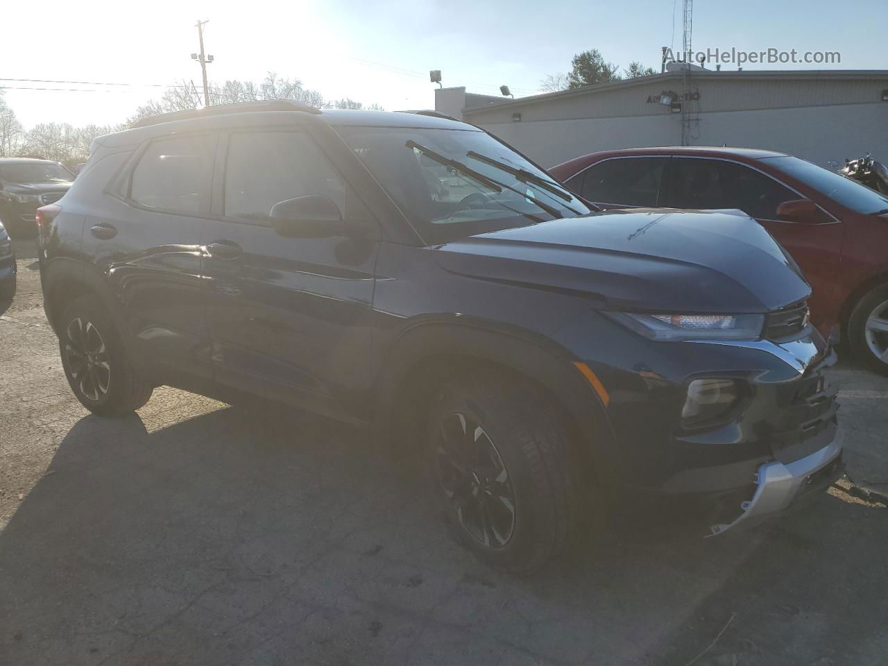 2021 Chevrolet Trailblazer Lt Синий vin: KL79MRSL5MB032022