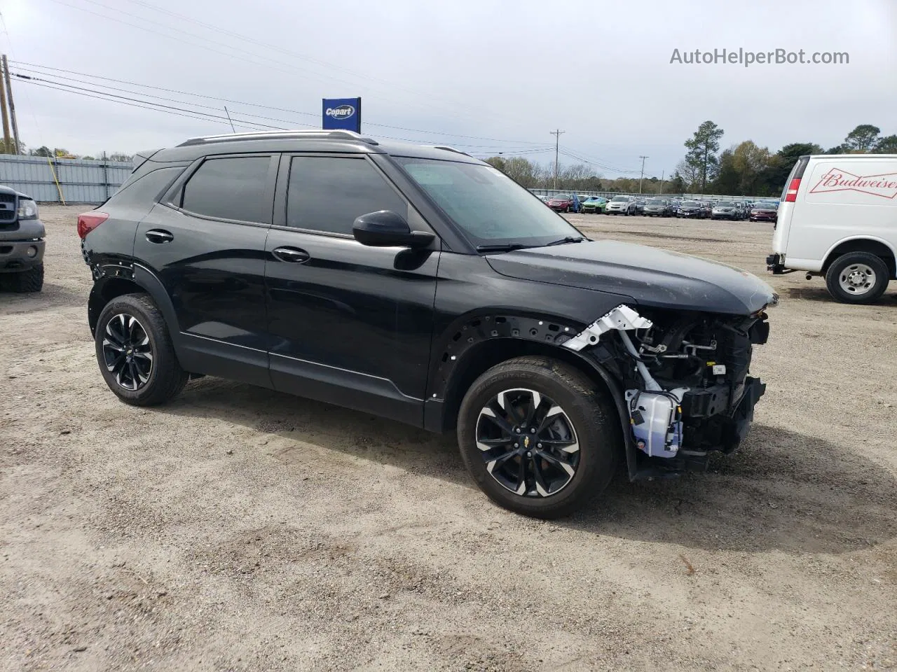 2021 Chevrolet Trailblazer Lt Black vin: KL79MRSL6MB031865