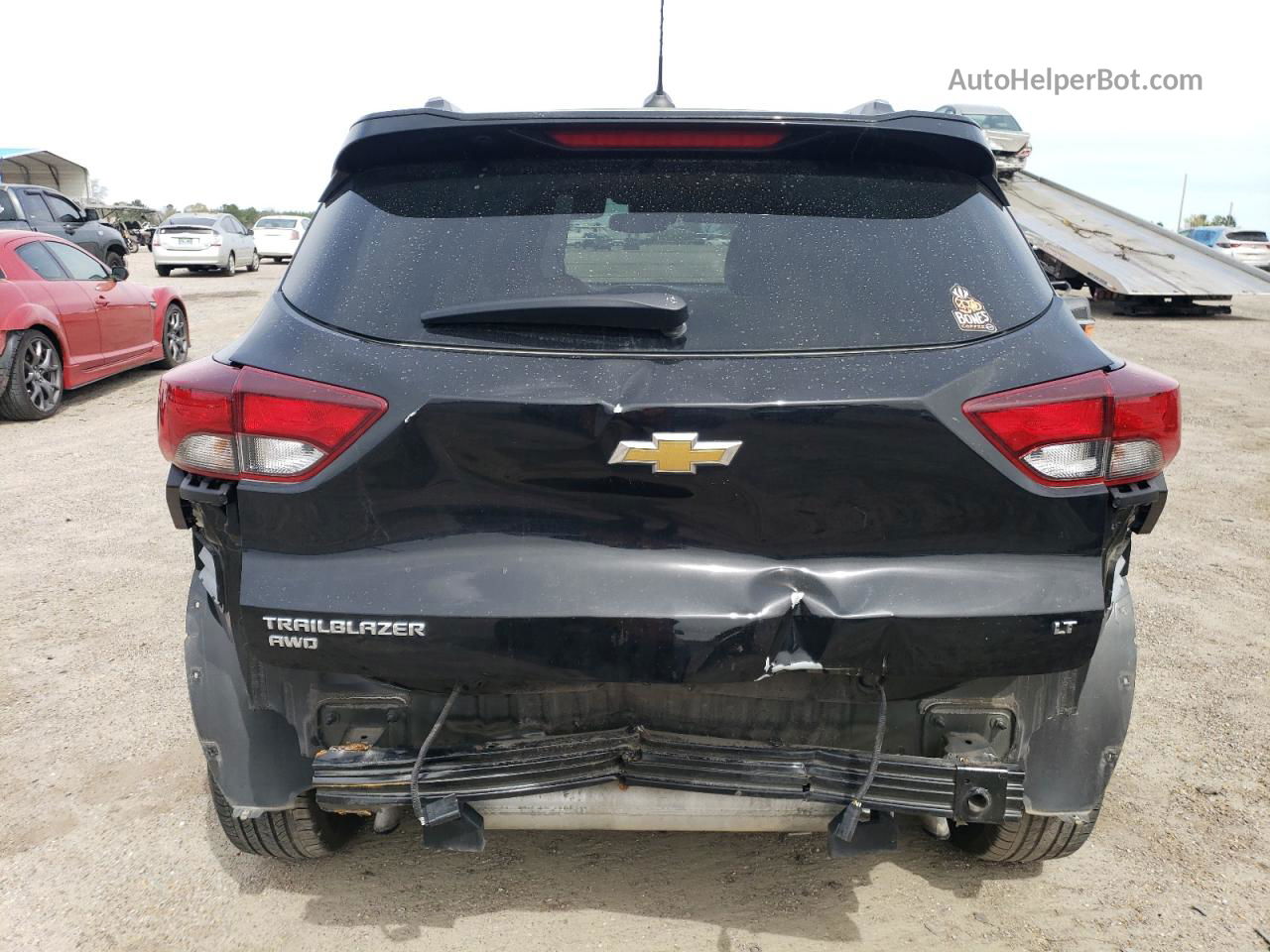 2021 Chevrolet Trailblazer Lt Black vin: KL79MRSL6MB031865