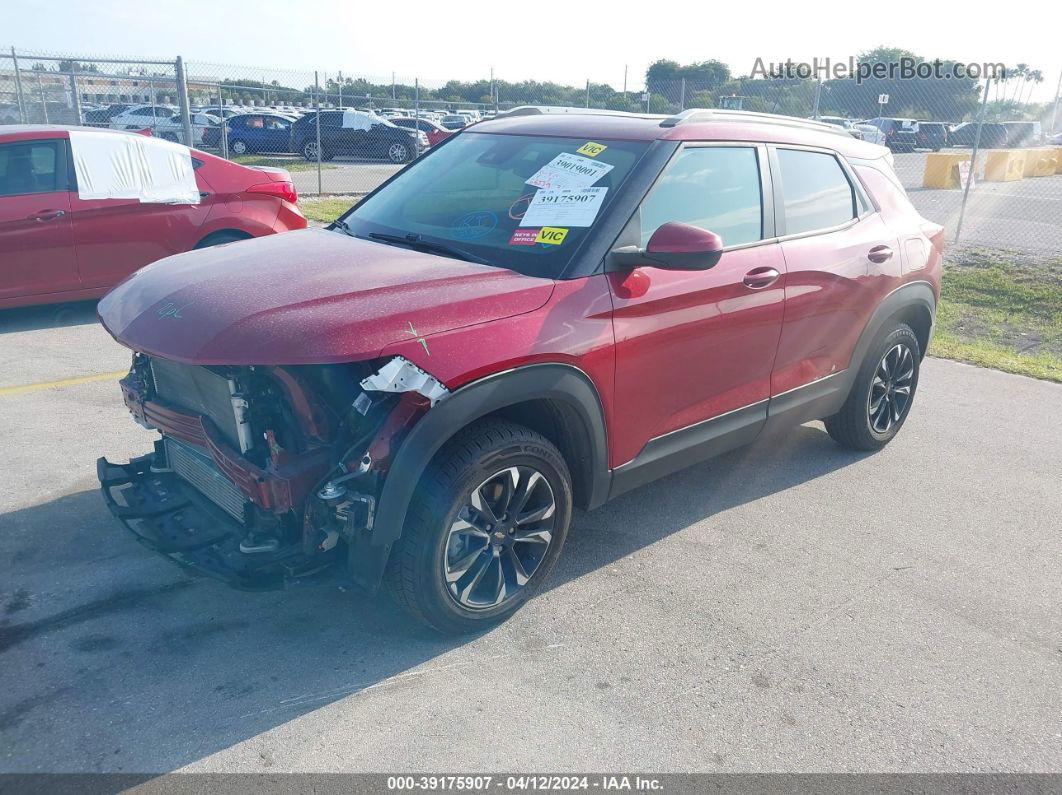 2021 Chevrolet Trailblazer Awd Lt Red vin: KL79MRSL6MB115779