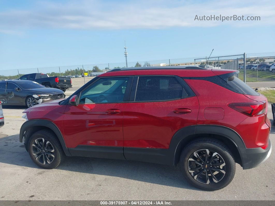 2021 Chevrolet Trailblazer Awd Lt Red vin: KL79MRSL6MB115779