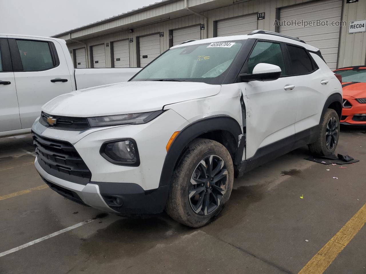 2021 Chevrolet Trailblazer Lt Белый vin: KL79MRSL6MB156722