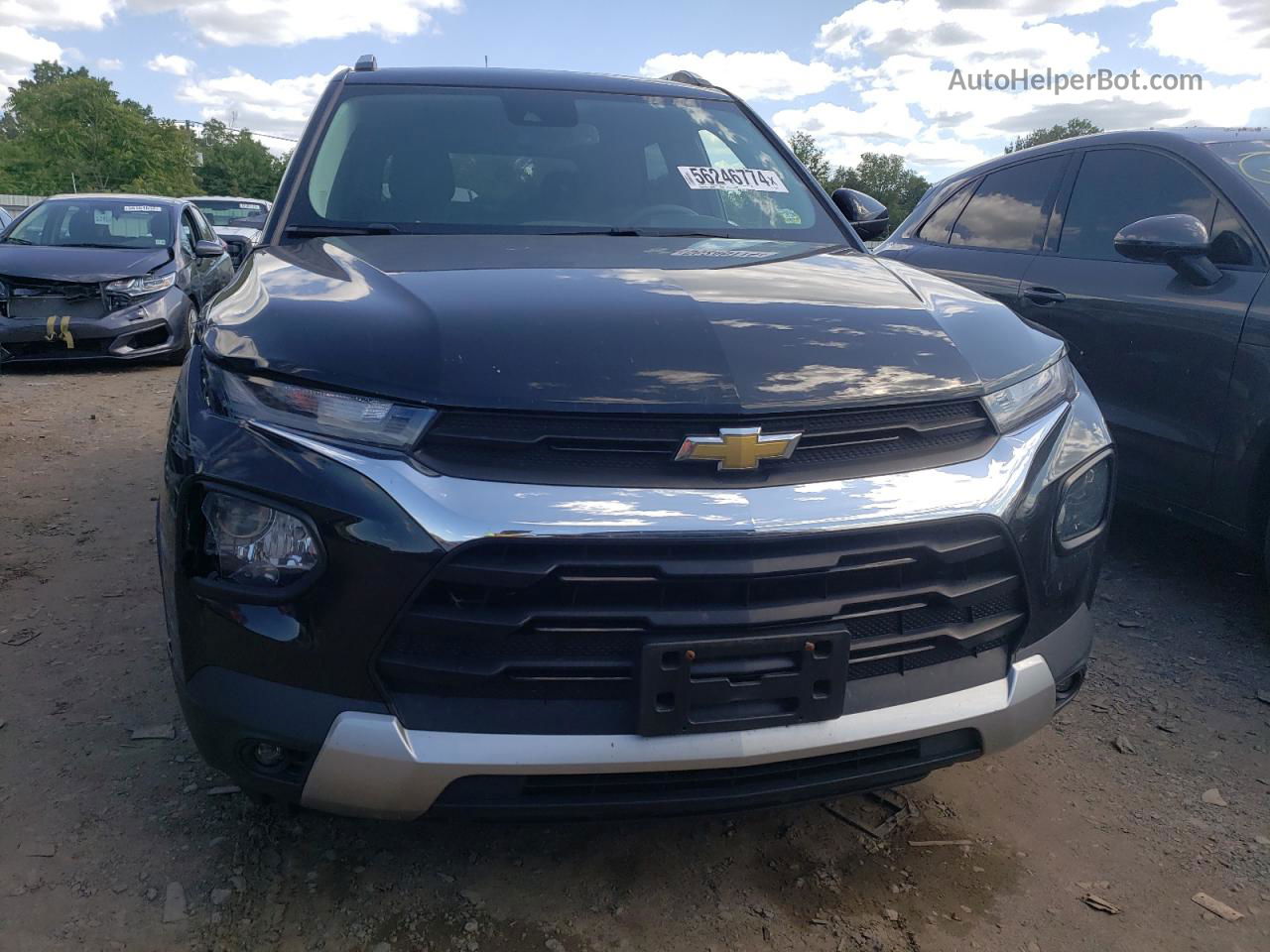 2021 Chevrolet Trailblazer Lt Black vin: KL79MRSL6MB174430