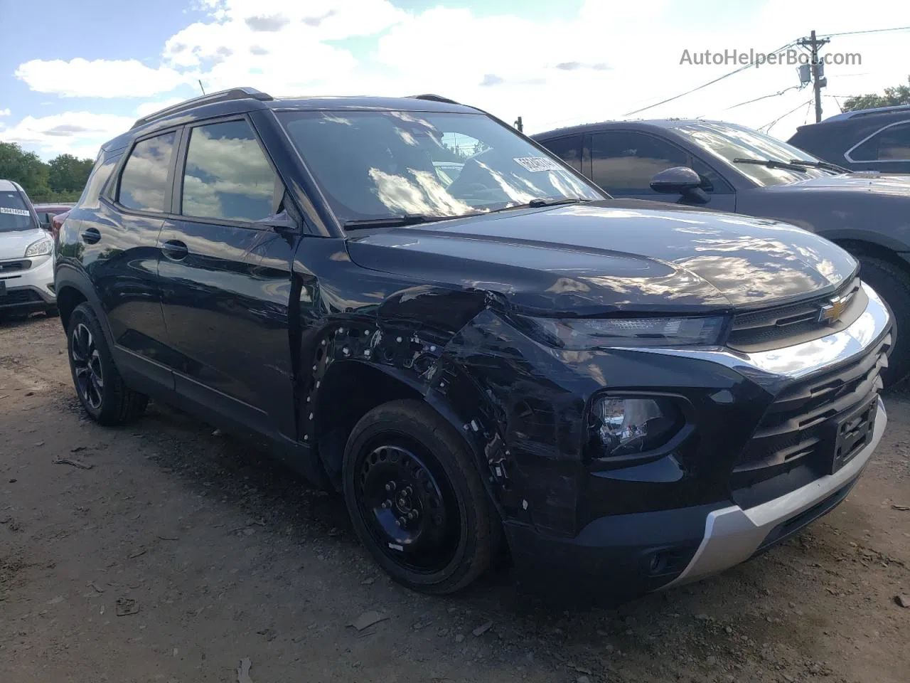 2021 Chevrolet Trailblazer Lt Black vin: KL79MRSL6MB174430