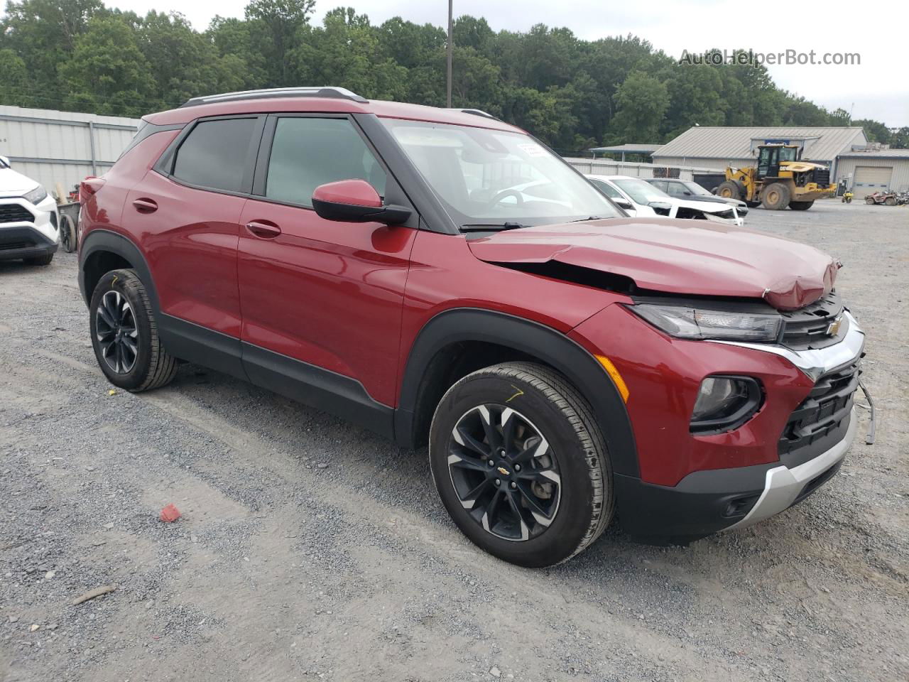 2021 Chevrolet Trailblazer Lt Maroon vin: KL79MRSL7MB069864