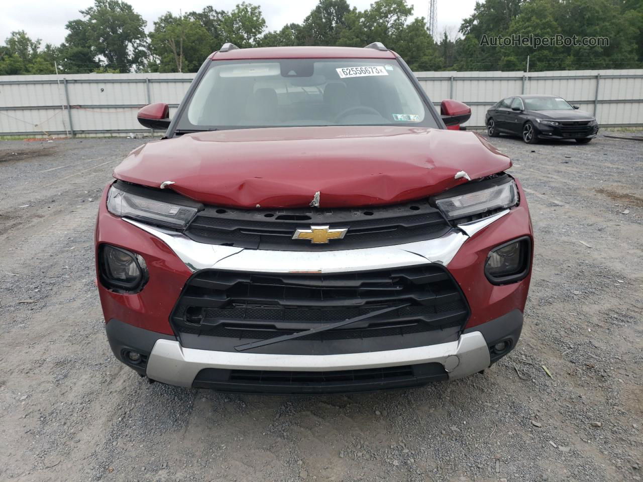 2021 Chevrolet Trailblazer Lt Темно-бордовый vin: KL79MRSL7MB069864