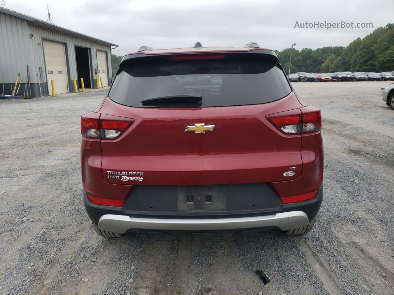 2021 Chevrolet Trailblazer Lt Темно-бордовый vin: KL79MRSL7MB069864