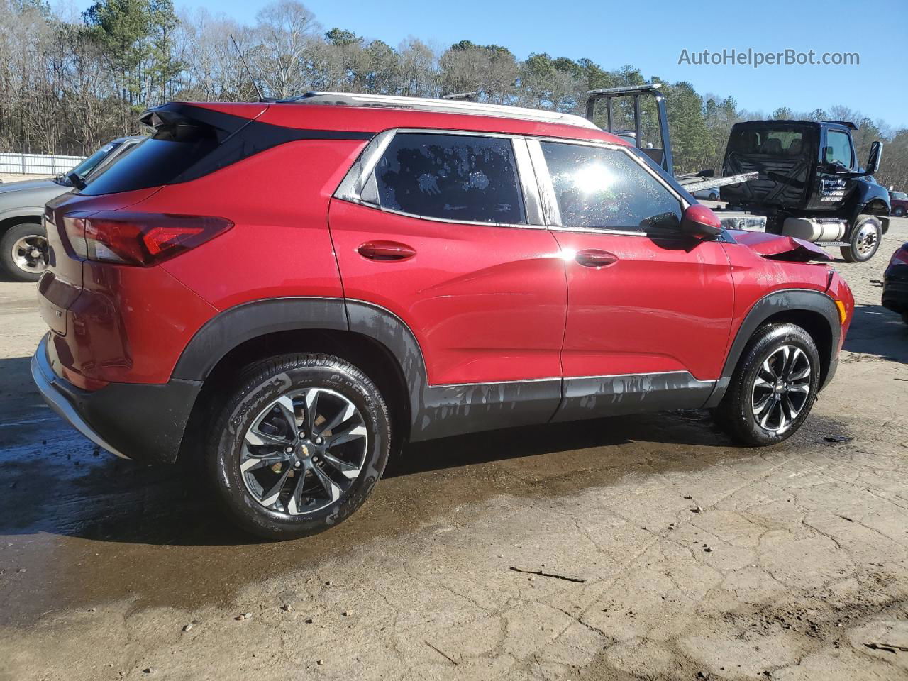 2021 Chevrolet Trailblazer Lt Red vin: KL79MRSL7MB144224