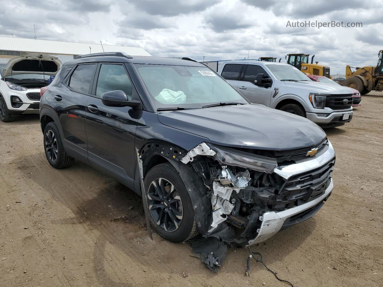 2021 Chevrolet Trailblazer Lt Синий vin: KL79MRSL9MB039765