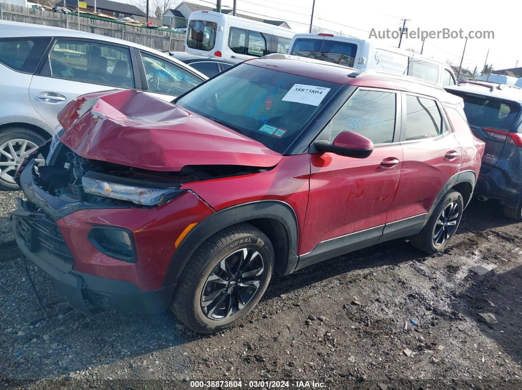 2021 Chevrolet Trailblazer Awd Lt Red vin: KL79MRSL9MB043136